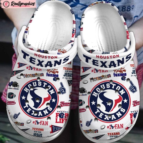 houston texans nfl classic crocs shoes, texans merchandise