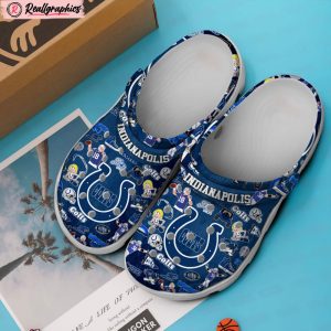 indianapolis colts nfl classic crocs shoes, indianapolis colts gifts for fans