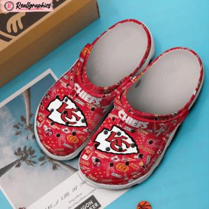 kansas city chiefs nfl christmas 3d printed classic crocs shoes, chiefs team gifts