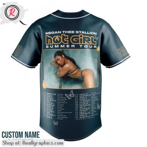 megan thee stallion hot girl summer tour custom baseball jersey shirt style