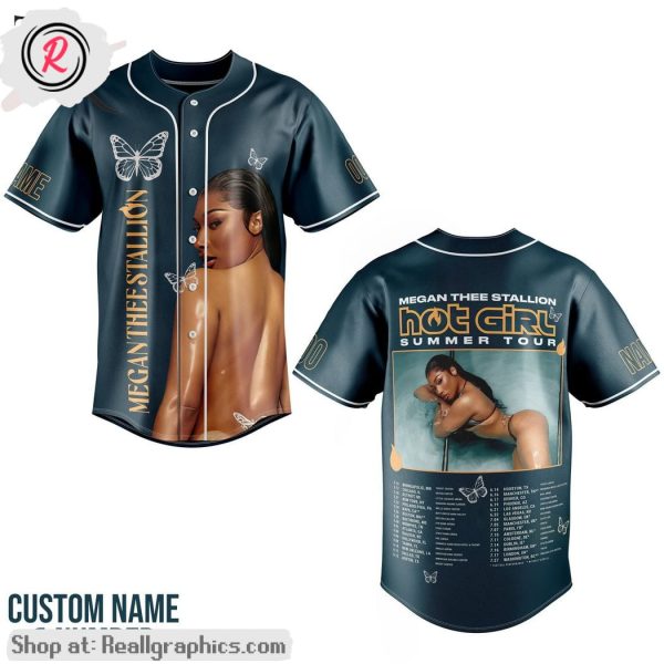 megan thee stallion hot girl summer tour custom baseball jersey shirt style