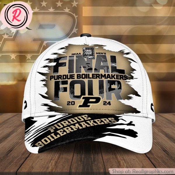 men's basketball final four 2024 purdue boilermakers classic cap