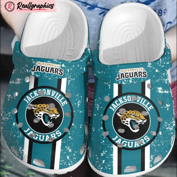 nfl jacksonville jaguars football clogs shoes comfortable crocband crocs for men women, jaguars team gifts