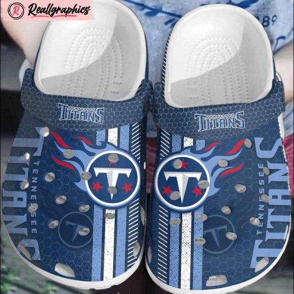 nfl tennessee titans crocsshoes clogs comfortable crocband for men women, titans gear