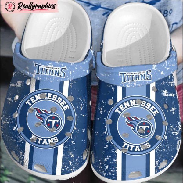 nfl tennessee titans crocsshoes clogs crocband comfortable for men women, titans gifts