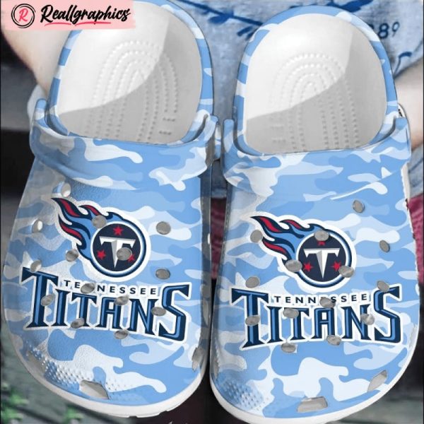 nfl tennessee titans crocsshoes comfortable crocband clogs for men women, titans team gifts