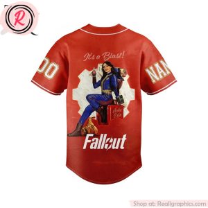 nuka cola it's a blast fallout custom baseball jersey