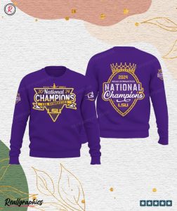 2024 ncaa gymnastics national national champions lsu tigers hoodie purple