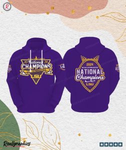 2024 ncaa gymnastics national national champions lsu tigers hoodie purple