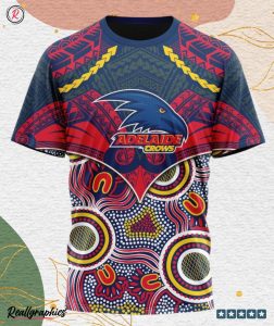 afl adelaide crows special indigenous mix polynesian design hoodie