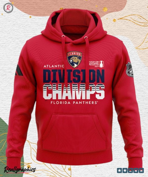 atlantic division champions florida panthers 3d hoodie