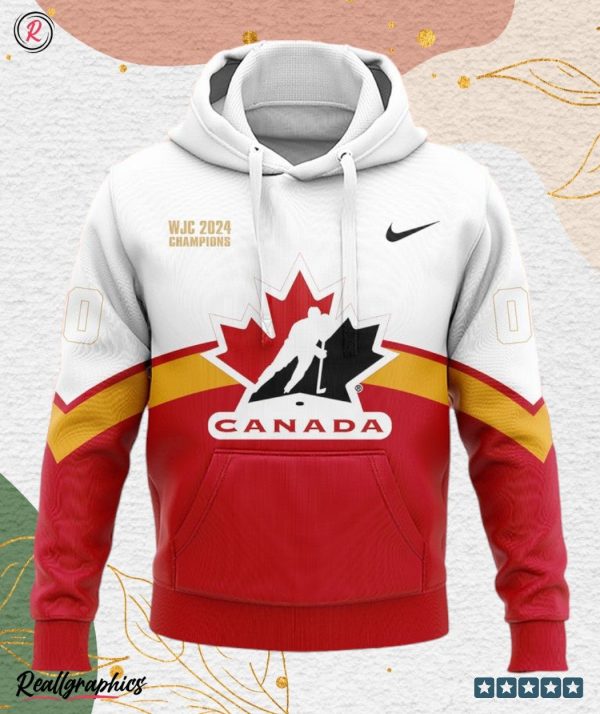 canada hockey wjc 2024 iihf wolrd junior championship hoodie