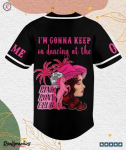 chappell roan i'm gonna keep on dancing at the pink pony club custom baseball jersey