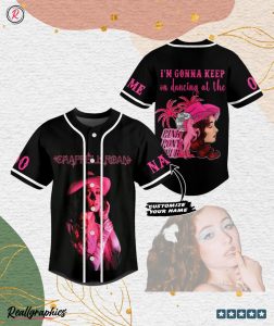 chappell roan i'm gonna keep on dancing at the pink pony club custom baseball jersey