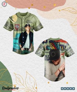 cole swindell custom baseball jersey