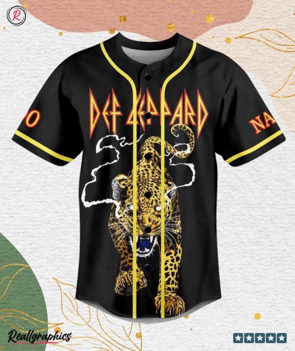 def leppard pour some sugar on me custom baseball jersey