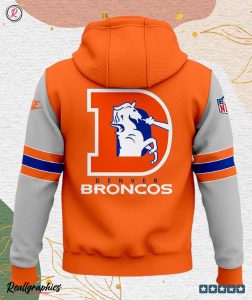 denver broncos orange crush 3d hoodie grey