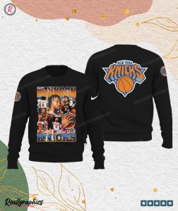 jalen brunson 11 new york knicks hoodie black