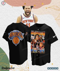 jalen brunson 11 new york knicks hoodie black