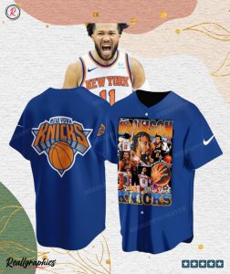 jalen brunson 11 new york knicks hoodie blue