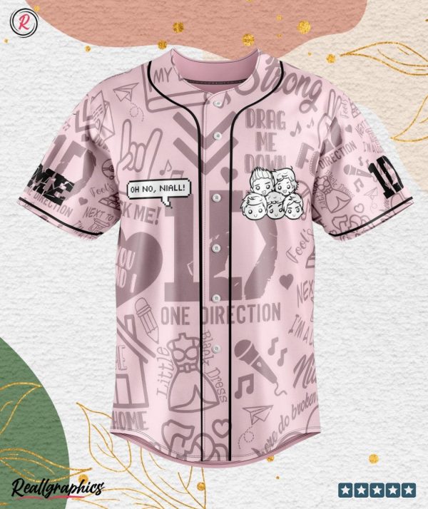 one direction spin the bottle custom baseball jersey