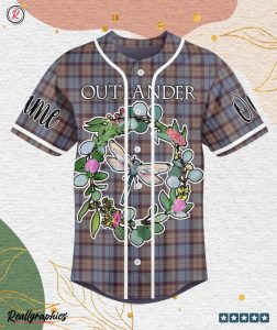 outlander just call me sassenach custom baseball jersey