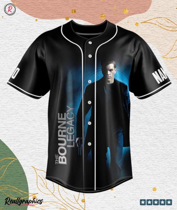 the bourne supremacy custom baseball jersey