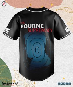 the bourne supremacy custom baseball jersey