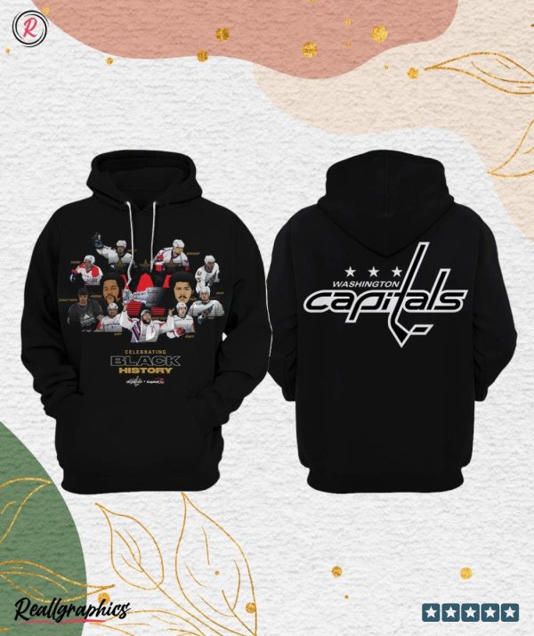 washington capitals celebrations black history hoodie