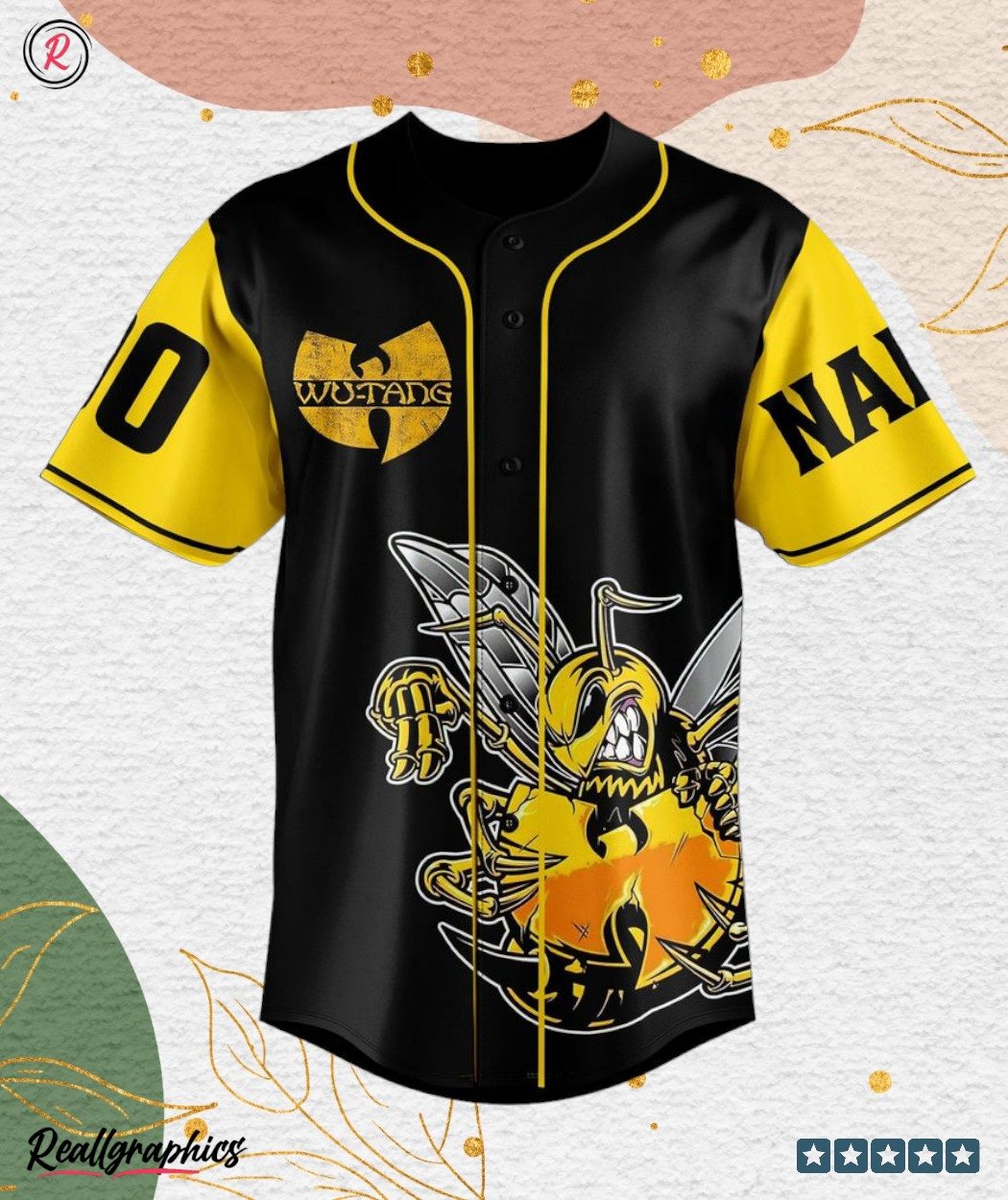 wu tang clan killa beez custom baseball jersey