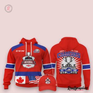 2024 memorial cup champions saginaw spirit 3d hoodie