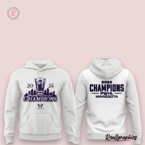 2024 pwhl walter cup champions minnesota hoodie white