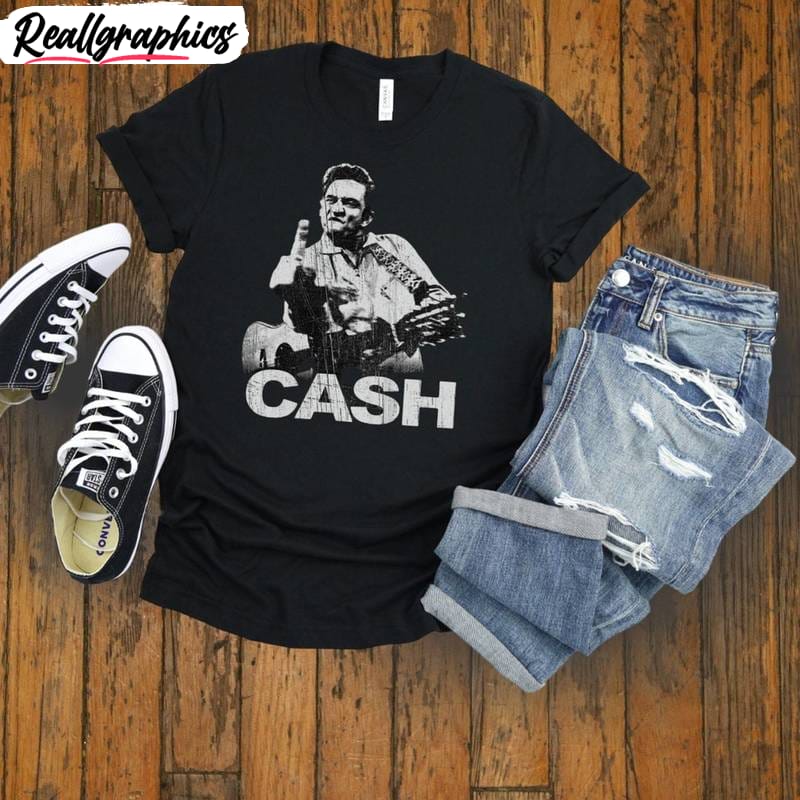 aesthetic distressed t shirt , groovy johnny cash shirt long sleeve