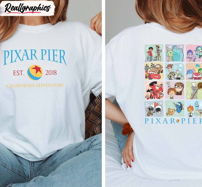 awesome pixar fest 2024 unisex hoodie, new rare pixar pier disneyland unisex shirt, hoodie, sweatshirt