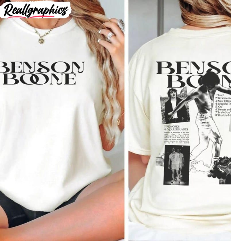 benson boone shirt, boone 2024 concert crewneck long sleeve