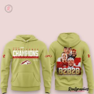 birmingham stallions back to back to back 2024 usfl conference champions hoodie