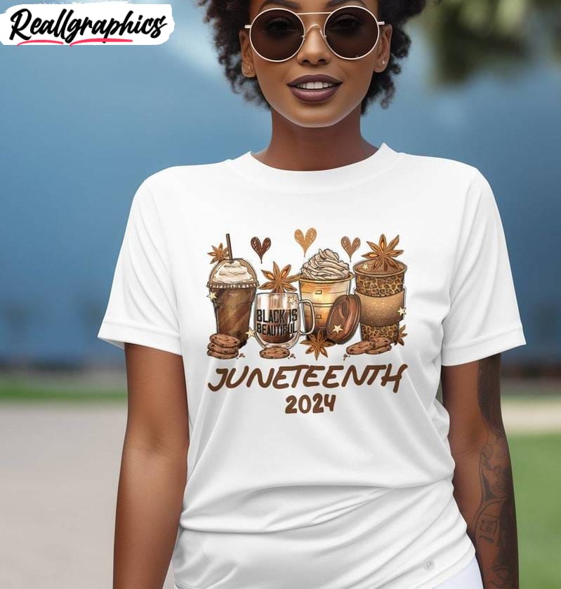 black is beautiful short sleeve , juneteenth coffee shirt long sleeve