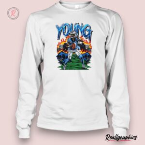 bryce young carolina panthers young stadium graphic unisex shirt