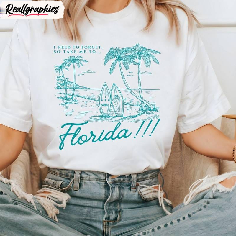 bury your regrets florida trendy shirt, creative swiftie short sleeve crewneck