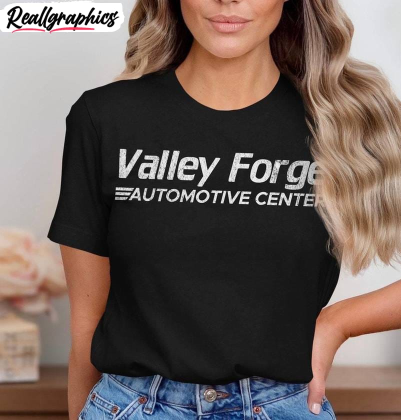 car enthusiast sweatshirt , valley forge automotive center shirt long sleeve