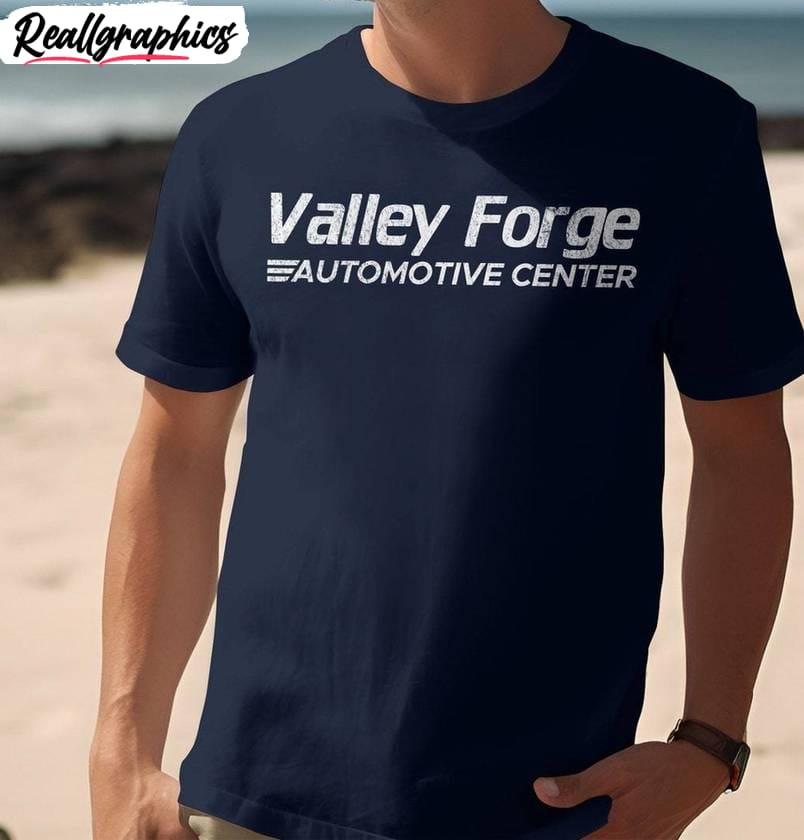 car enthusiast sweatshirt , valley forge automotive center shirt long sleeve