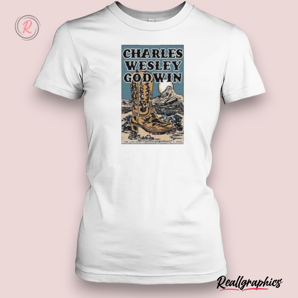 charles wesley godwin at the lincoln in cheyenne, wy on june 5, 2024 poster shirt