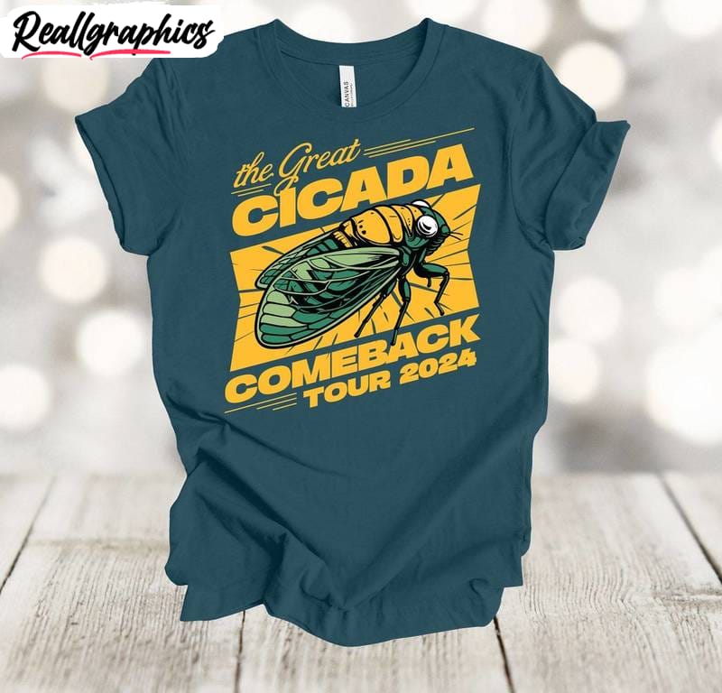 cicada comeback tour shirt, 2024 summer nights crewneck tee tops