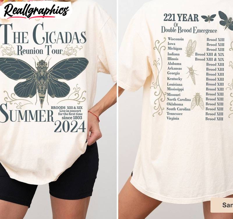 cicada comeback tour shirt, the cicada reunion tour unisex shirt, sweatshirt