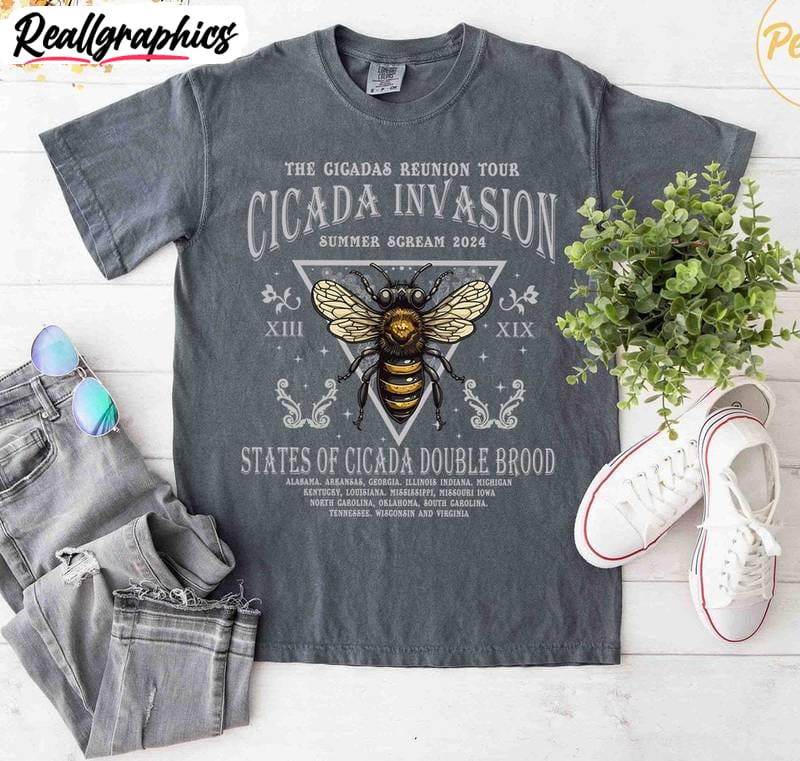 cicada comeback tour shirt, year of the cicadas unisex hoodie crewneck