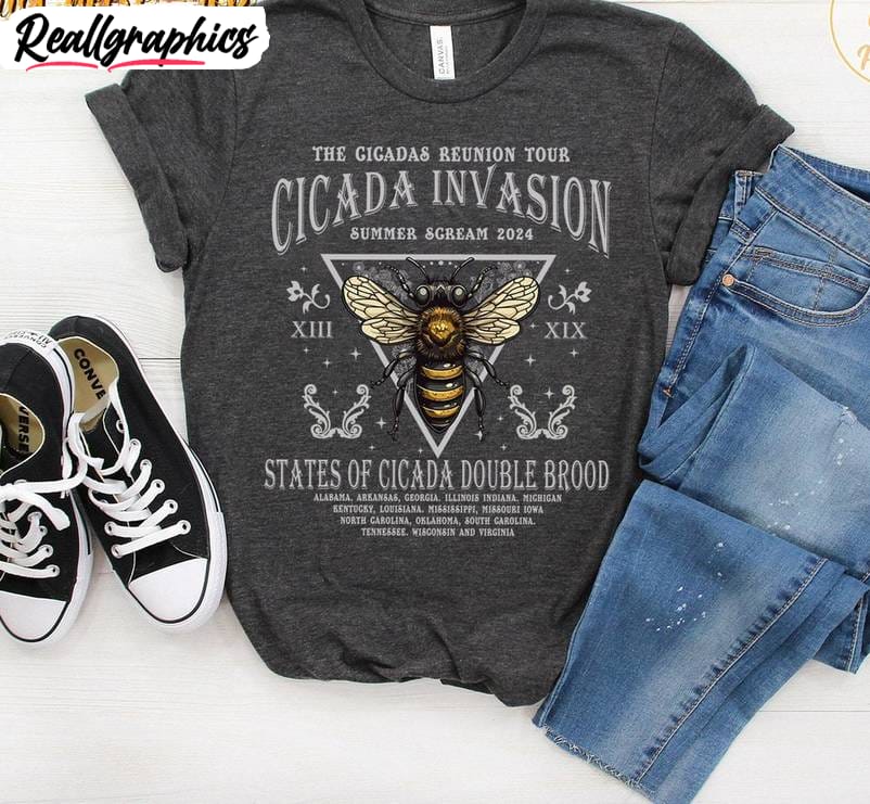 cicada comeback tour shirt, year of the cicadas unisex hoodie crewneck