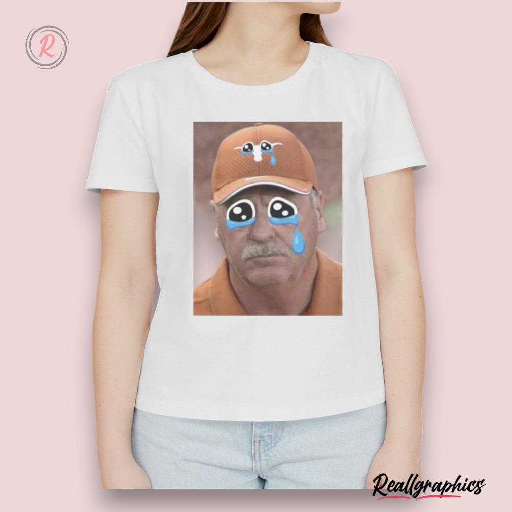 coach texas mike white crying meme shirt