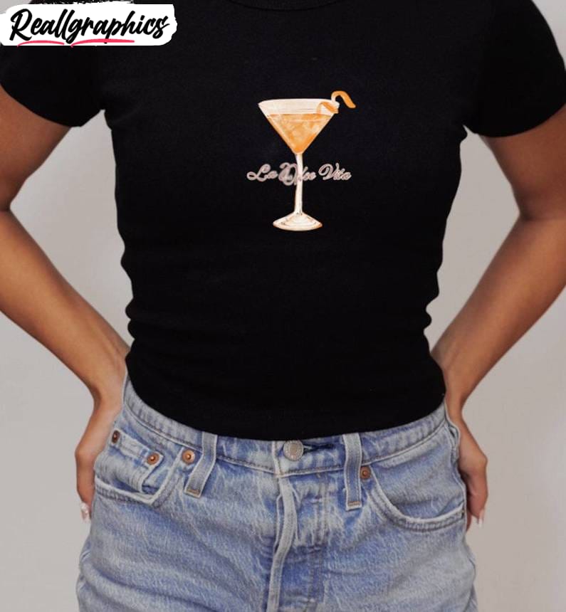 cocktail martini sweatshirt , la dolce vita shirt crewneck