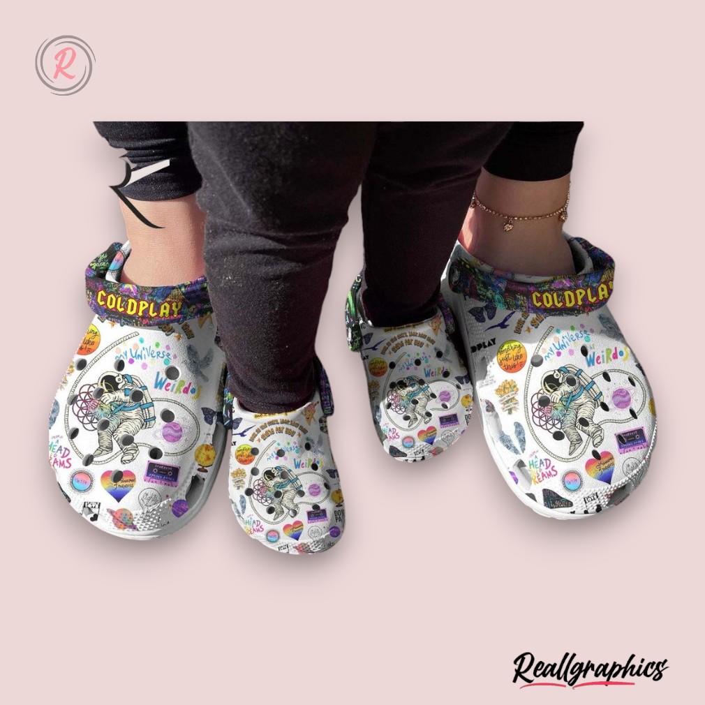 coldplay the weirdos 3d printed classic crocs