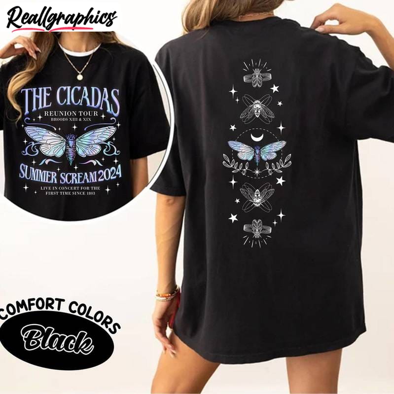 colors cicada comeback tour shirt, sweater crewneck for fans